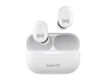 Havit TS925 biela / Bezdrôtové slúchadlá do uší / mikrofón / Bluetooth 5.0 / nabíjacie púzdro / až 3.5 h (TW925 white)