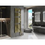 MEXEN/S - Helios radiátor + vykurovacia tyč 1800 x 500 mm, 900 W, zlatá W103-1800-500-2900-50