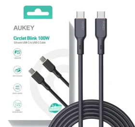 AUKEY 100W USB-C kábel / Dátový kábel / USB-C na USB-C (CB-SCC101)
