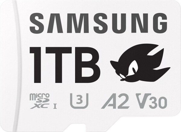 Samsung Pro Plus Sonic The Hedgehog MicroSDXC 1 TB Class 10 UHS-I/U3 A2 V30 (MB-MD1T0SA/LC1)