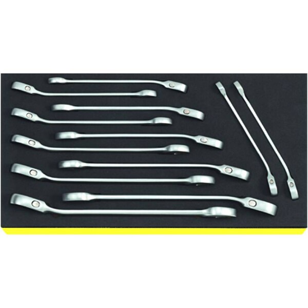 Stahlwille 96830649 TCS 17/12 súprava plochých obojstranných račňových kľúčov 8 - 19 mm; 96830649