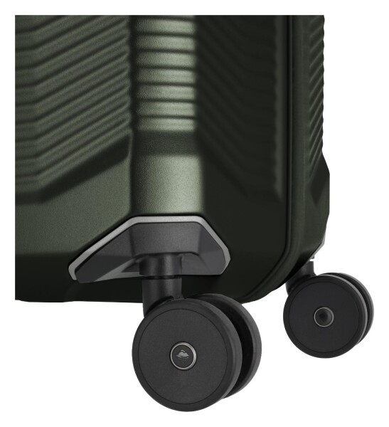 Veľký škrupinový kufor Travelite Millennium L Pine Green