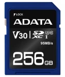 ADATA Premier Pro 256GB SDXC / UHS-I / U3 / V30 / CL10 / R: 95MBs / 60MBs (ASDX256GUI3V30S-R)