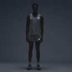 Tričko adidas Adizero Labrum Tank Top Sesame/ Solar Yellow S