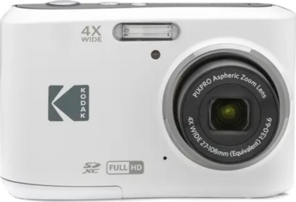 Kodak Friendly Zoom FZ45 biela / Kompaktný fotoaparát / 2.7" LCD / 16 MPix BSI CMOS / 4X optický zoom / SD (FZ45 WH)