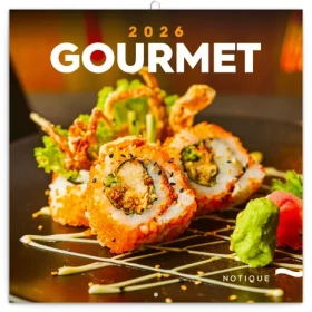 NOTIQUE Poznámkový kalendár Gourmet 2026 - Východný / 30 x 30 cm (PGP-35489-V)