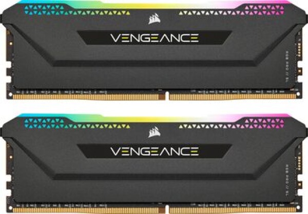 Corsair Vengeance RGB Pro SL Black 64GB (2x32GB) 3200MHz / DDR4 / PC4-25600 / CL16-20-20-38 / 1.35V / XMP2.0 (CMH64GX4M2E3200C16)