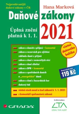 Daňové zákony 2021, Marková Hana
