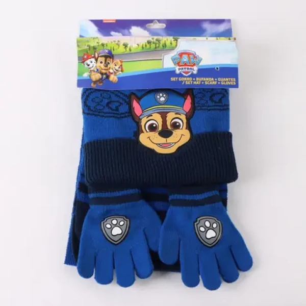Cerdá Paw Patrol detský zimný set (čiapky šál rukavice) (10200810)