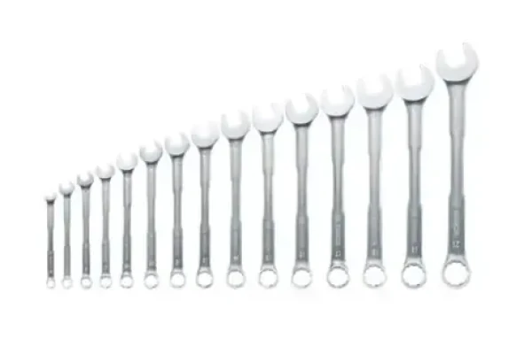 BOSCH Sada kombinovaných kľúčov 15 dielov / Sada kľúčov / chróm-vanádiová oceľ / 6-21 mm / s organizérom (1600A02Z9E)