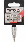 YATO Nadstavec 1|4 bit Torx T8 / Veľkosť bitu T8 / Dĺžka drieku 37 mm / CrV (YT-04301)