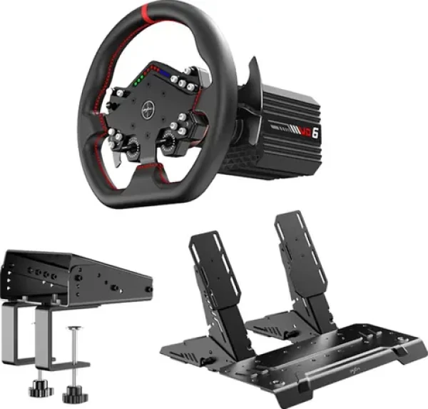 PXN VD6 Bundle DBT / základňa VD6 + riadidlá WDS R2 + brzdové/plynové pedále PD HM + objímka Z9 (VD6 Bundle DBT)