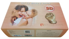 IQtech 3D Baby Set na 4 sadrové odliatky pre deti do 12 mesiacov