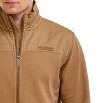 Bushman Pánska mikina so stojačikom Dorel, sandy brown XXXXL