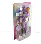 Mamido Mamido Bábika maminka s dcérou vo overale fialová