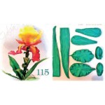 Silikónová forma žilkovač 5 × 19 cm - Galias Moulds - Galias Moulds