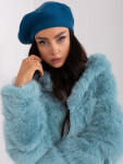 Dámska baretka 231305.91P námornícka modrá - Wool Fashion one size