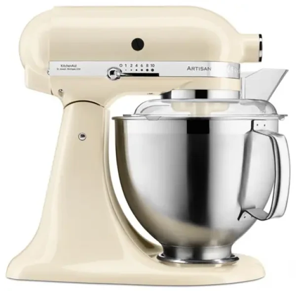 KitchenAid Kuchynský robot Artisan 5KSM185PSEAC krémová / 300W / 4,8L (5KSM185PSEAC)