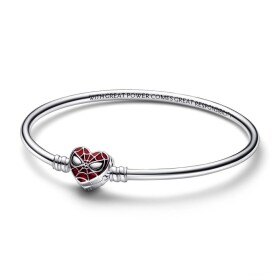 Pandora Pevný strieborný náramok Spider-Man 592324C01 19 cm