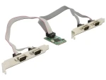 DeLock / Adaptér / Mini PCIe / 4X Sériový RS-232 (95243)