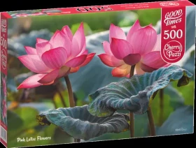 Cherry PAZZI Puzzle Ružové kvety lotusu
