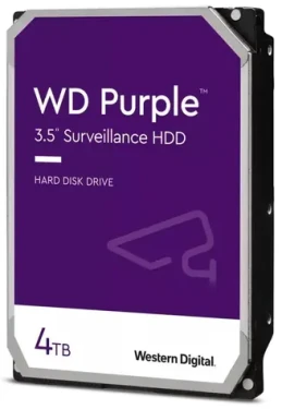WD Purple 4TB / HDD / 3.5 SATA III / 5 400 rpm / 256MB cache / 3y (WD42PURZ)