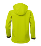 Výkonná softshellová bunda pre deti limetková 158 cm/12 let