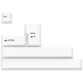 GMK Prídavný Kit biela / ABS-Keycaps / Double-Shot / pre ISO ANSI (FPTK5050)