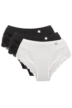 Wol-Bar Diamond 3506 3-pack farba:čierna-čierna-biela S