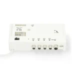 Nedis CATV Zosilňovač biela / Zosilnenie: 20 dB / 47 - 694 MHz / Počet výstupov: 4 / Ovládanie zosilnenie (SAMP42244WT)