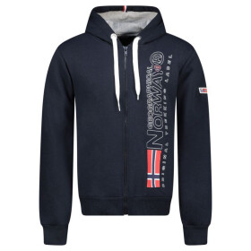 Pánska mikina s potlačou Fogora DB 100 WZ3065H/GN Dark Blue - Geographical Norway 2XL tmavě modrá - vzor