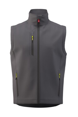 Pánska zateplená softshellová vesta Payper CREEK VEST PAD Farba: Antracit/ Čierná, Veľkosť: 5XL (S007700489130445XL)