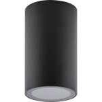 Deko Light 348244 Can IP44, 1x 7,5 W GU10, Schwarz Stropné svítidlo GU10 7.5 W čierna; 348244