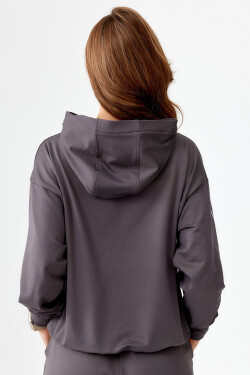 Rough Radical Mikina s kapucňou Pery Hoodie Dark Grey M