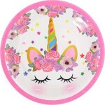 Párty papierové taniere 18cm 10ks Jednorožec - Cakesicq - Cakesicq