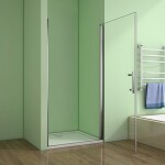 H K - Sprchové dvere MELODY D1 90 jednokrídlové dvere 89-92 x 195 cm SE- MELODYD190SET