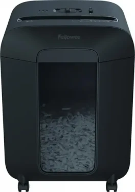 Fellowes LX 85 čierna / Skartovač / krížový rez 4x40 mm / 12 listov 70g papiera / Šírka vstupu 224 mm