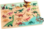 DJECO Drevená vkladačka Dino