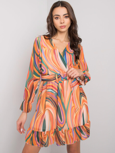 Šaty DHJ SK 12220 4.21 oranžová jedna velikost