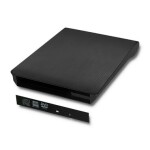 Qoltec 51867 externý box pre mechaniku čierna / USB 3.0 a SATA / 12.7 mm (51867)