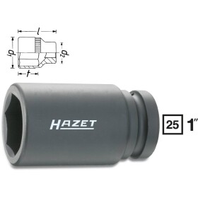 Hazet HAZET silový nástrčný kľúč , 1 (25 mm), 1100SLG-27; 1100SLG-27