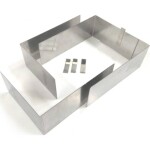 Nastaviteľná štvorhranná stredná forma (výška 8 cm) - DR ranty - DR ranty