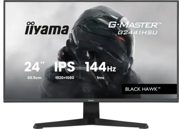 23.8" IIYAMA G-Master G2441HSU-B1 čierna / LED / IPS / 1920 x 1080 / 16:9 / 1 ms / 1500:1 / 350cd-m2 / VESA (G2441HSU-B1)