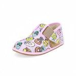 Dievčenské papuče Barefoot Pegres, BF01 Donut, ružové - 25
