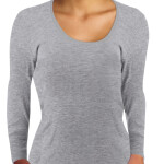 Dámska košieľka Lena sivá - EMILI šedá S