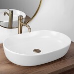 REA - Umývadlo na dosku CLEO 61 WHITE MATT REA-U9653