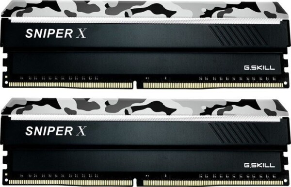 G.Skill Sniper X Series Urban Camo 16GB (2x8GB) 3200MHz / DDR4 / CL16-18-18-38 / 1.35V / XMP 2.0 (F4-3200C16D-16GSXWB)