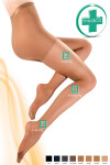 Dámske pančuchy Relax medica 20 den beige - GABRIELLA Béžová 4