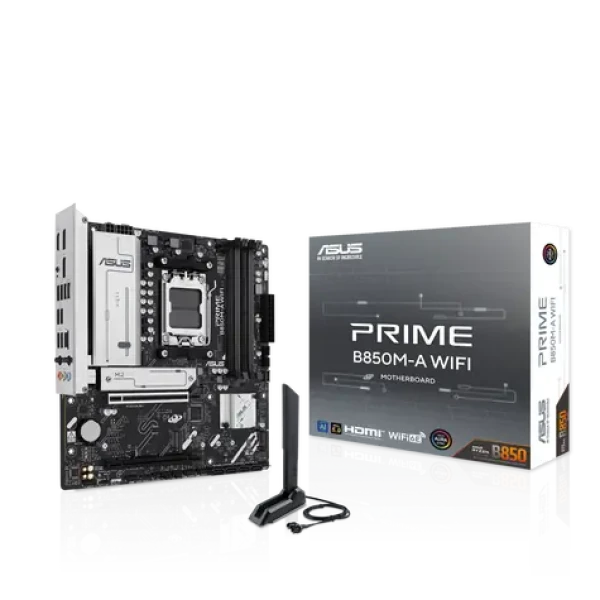 Asus Prime B850 WIFI / B850 / 4X DDR5 / 1x 2.5 GLAN / Wi-Fi 6E / mATX (90MB1LN0-M0EAY0)