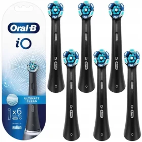 Oral-B iO Ultimate Clean čierna 6 ks / Náhradná hlavica (8700216194693)